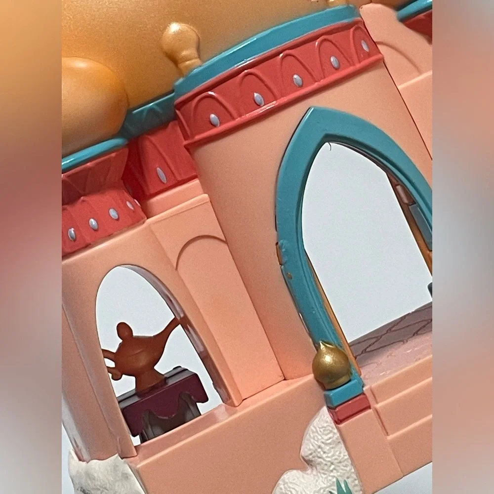 Disney Aladdin Jasmine Palace Mini Doll Playset Agrabah‎ Castle Carry Along Bag